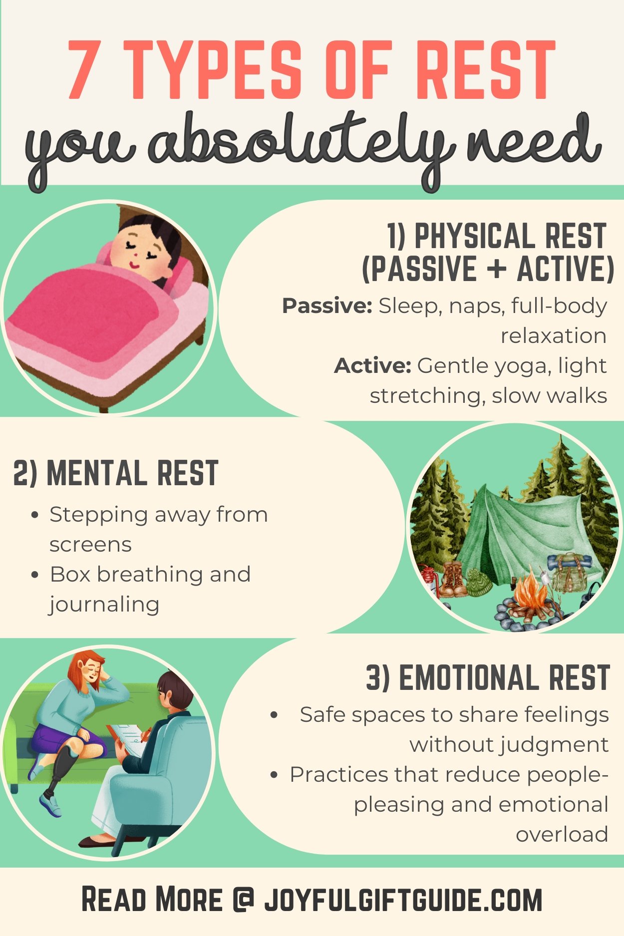 7 types of rest pin