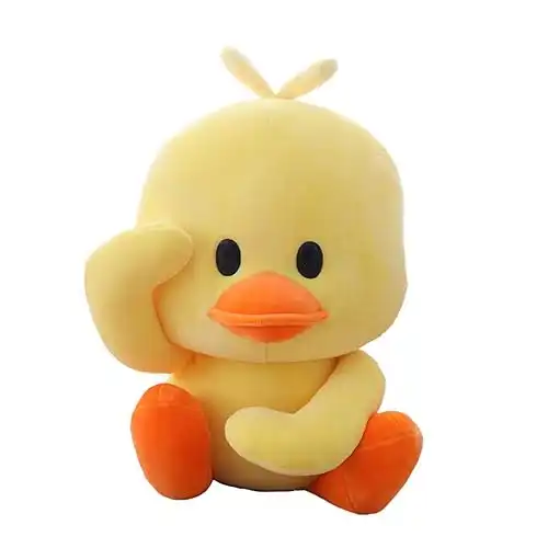 AIXINI 11.8inch Plush Duck Stuffed Animal Soft Toys Yellow Duckling Duckie Stuff, Funny Cuddly Gifts