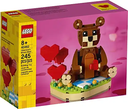 LEGO Valentine s Brown Bear 40462 Building Kit (245 Pieces)