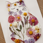 How to Create This Stunning Two-Layered Pressed Flower Cat