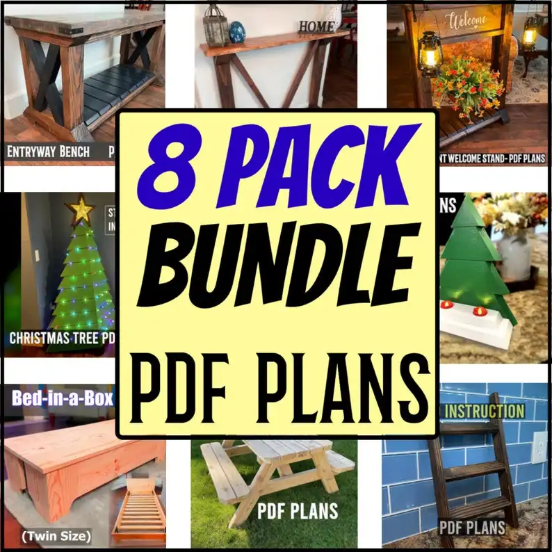 Woodworking Plans - 8 Pack Bundle