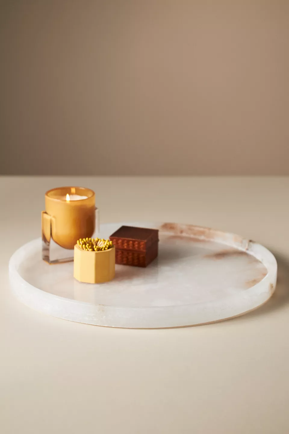 Marbled Alabaster Tray by Anthropologie