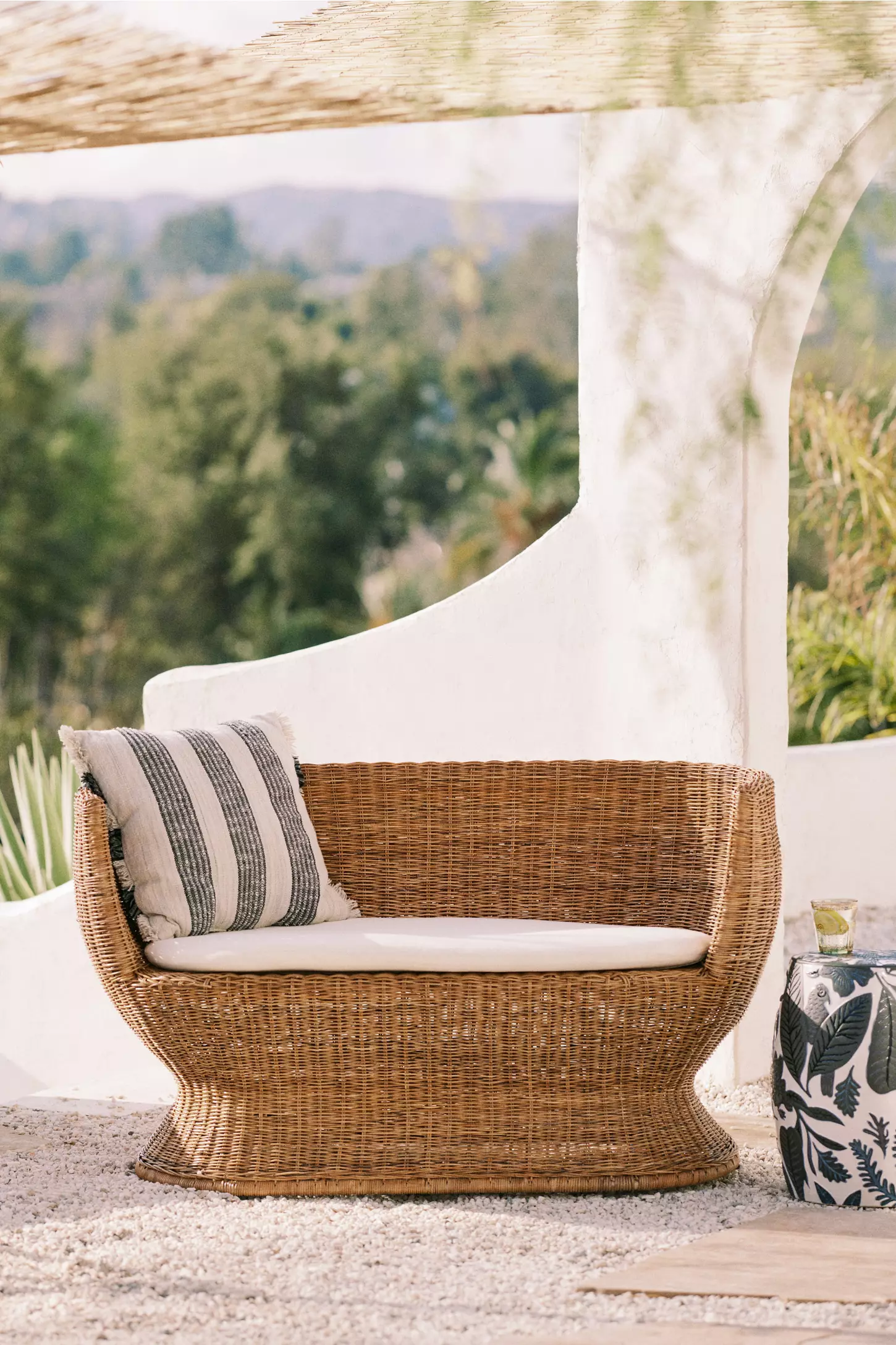 Sienna Rattan Wicker Indoor/Outdoor Settee